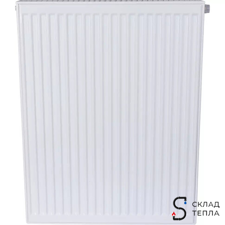 Радиатор стальной KERMI FTV 22 - высота 900 мм, длина 2300 мм с нижним подключением. Вид 2.