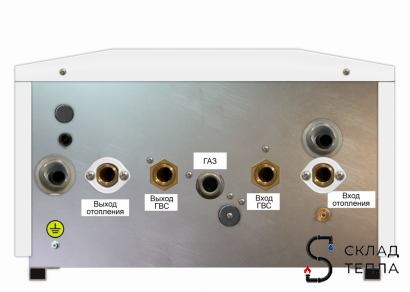 Котел газовый настенный Лемакс PRIME - 12 кВт (стальной, двухконтурный). Вид 7.