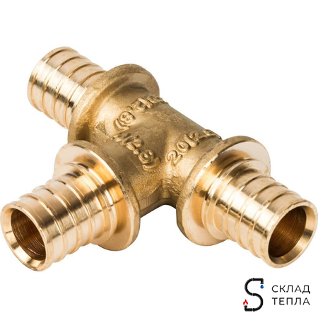 Тройник STOUT - 20 (для труб из сшитого полиэтилена, комплект - 2 шт). Вид 3.