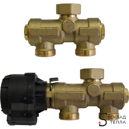 Комплект 3-х ходового клапана  для котла  (STOUT). Вид 2.