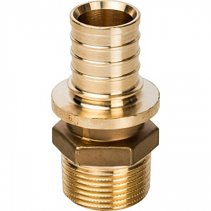 Переход на наружную резьбу STOUT - 32 x 1' (для труб из сшитого полиэтилена)