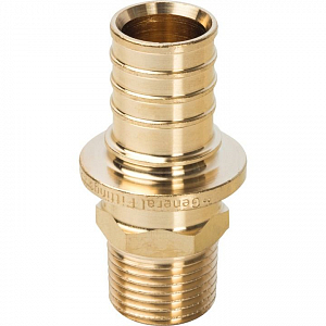 Переход на наружную резьбу STOUT - 25 x 1/2' (для труб из сшитого полиэтилена)