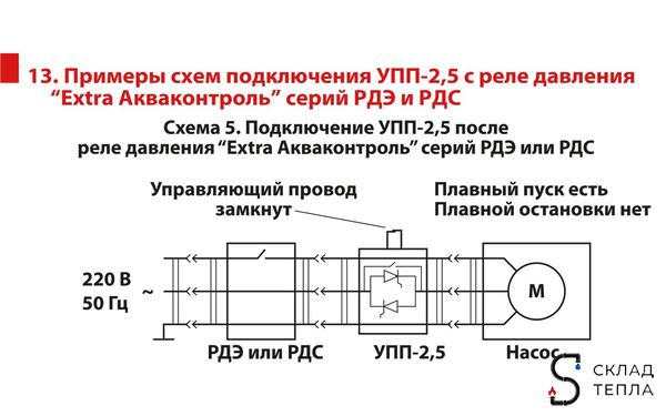 Устройство плавного пуска УПП 2.5. Вид 11.