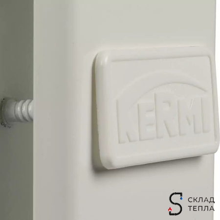 Радиатор стальной KERMI FKO 11 - высота 300 мм, длина 2300 мм с боковым подключением. Вид 10.