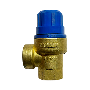 Клапан предохранительный Candan - 1/2" х 1/2" (ВР/ВР, Рн 6 бар, для систем отопления) Клапан предохранительный Candan - 1/2' х 1/2' (ВР/ВР, Рн 6 бар, для систем отопления)