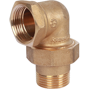 Соединение быстроразъемое (американка) латунное угловое STOUT - 1/2' (ВР/НР)