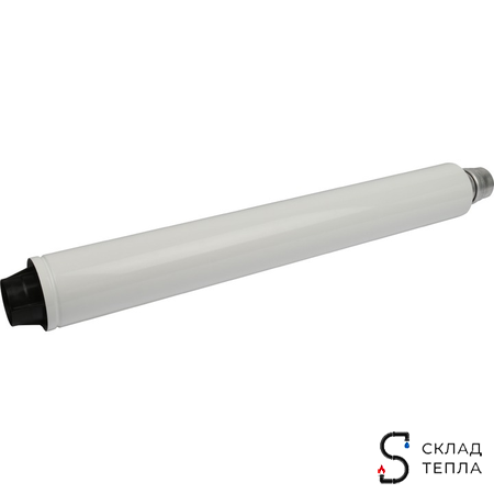 Комплект прохода через стену для коаксиального дымохода STOUT D60/100 мм (универсальный). Вид 2.