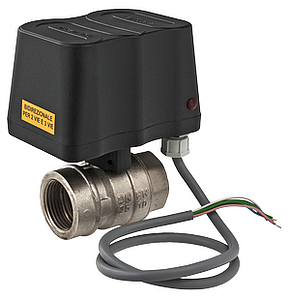 Кран шаровой с сервоприводом