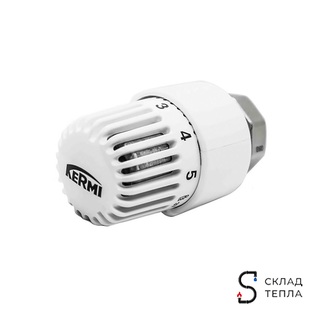 Термостатическая головка жидкостная Kermi (М30 х 1,5) без установки нуля. Вид 3.