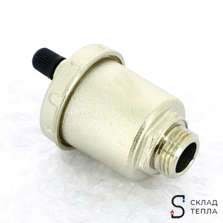 Воздухоотводчик автоматический ITAP 362 - 1/2" (НР, воздухоотвод сверху, цвет никелированный). Вид 2.