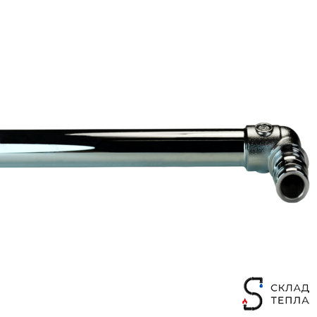 Подключение к радиатору Г-образное РОС - 20 (длина 300мм, аналог Uponor и Usystems). Вид 5.