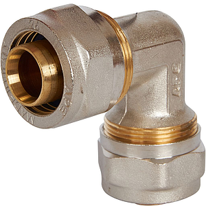 Отвод 90° STOUT - 26 (винтовой, для металлопластиковых труб)