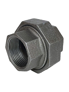 Соединитель прямой американка чугун Ду 15 (1/2') ВР Fittex PLUS (1шт)