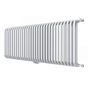 Радиатор 2 трубчатый Rommer 500 - 30 секций (боковое подключение, цвет белый RAL9016)