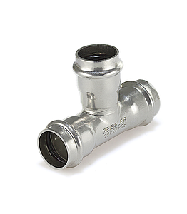 Тройник Zeissler 15 из нержавеющей стали