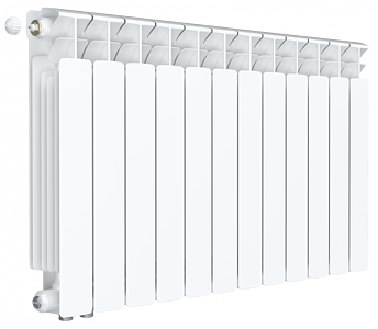 Радиатор биметаллический Rifar Base Ventil 500 - 12 секций (подключение нижнее слева)