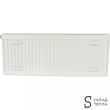 Радиатор стальной KERMI FTV 22 - высота 400 мм, длина 1600 мм с нижним подключением. Вид 10.