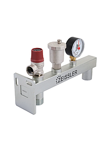 Группа безопасности котла с креплением Zeissler - 3/4' (до 50 кВт, 3 бар)