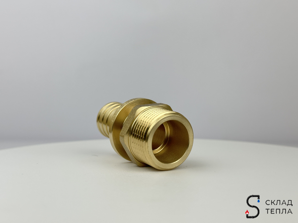 Переход на наружную резьбу TIM - 25 x 3/4" (комплект с гильзой, 4 шт). Вид 9.