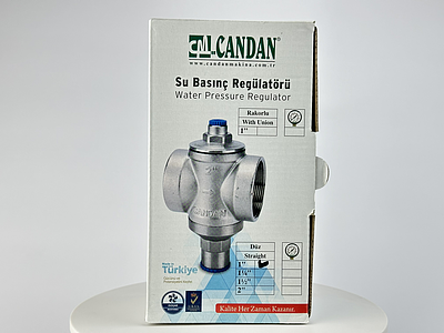 Редуктор давления поршневой под манометр 1' Candan CM-3555