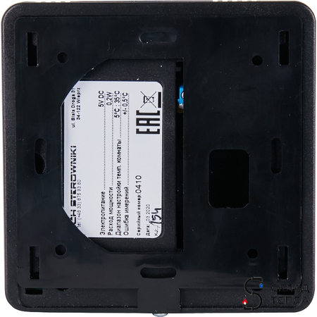 STOUT Проводной комнатный регулятор R-10z, черный. Вид 4.