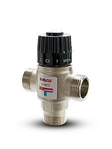 Термостатический смесительный клапан VALFEX - 3/4' НР (35°- 60°C)