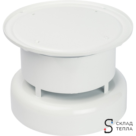 Оголовок вертикальный для коаксиального дымохода STOUT D60/100 мм. Вид 1.