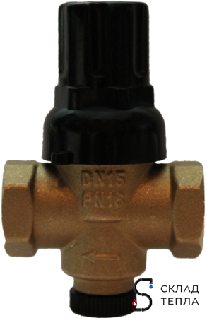 Регулятор давления поршневой Цветлит 1/2" (КРДВ). Вид 1.