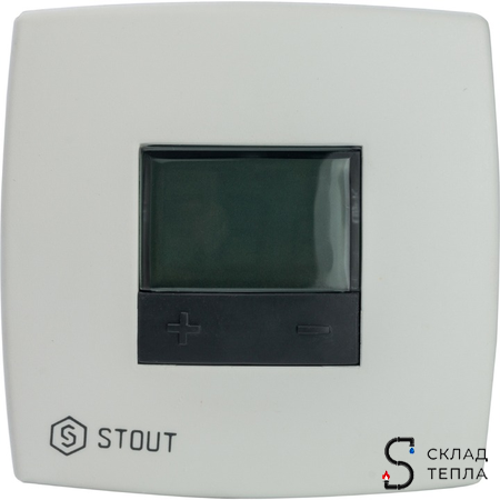 Комнатный электронный термостат STOUT BELUX DIGITAL. Вид 1.