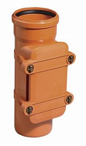 Ревизия для наружней канализации СИНИКОН НПВХ - D160 мм, (цвет рыжый)