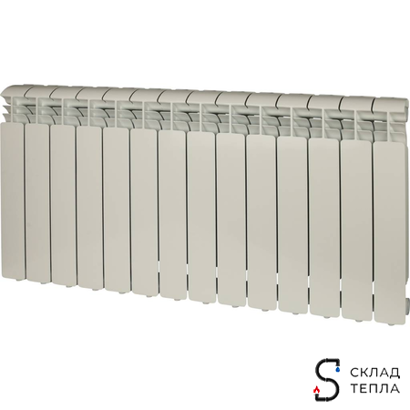 Радиатор алюминиевый GLOBAL ISEO 500 - 16 секций. Вид 2.