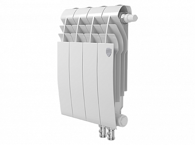 Радиатор биметаллический Royal Thermo BiLiner 350 V Bianco Traffico (Н) (Белый) - 4 секций