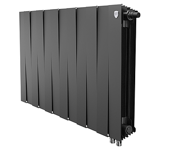 Радиатор биметаллический Royal Thermo PianoForte 500 Noir Sable (Н) (Чёрный) - 12 секций