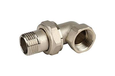 Сгон угловой ITAP 162 - 1 1/4' (никелированный, с уплотнительным кольцом)