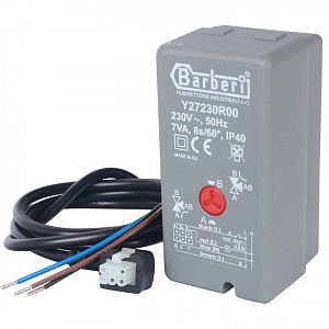 Сервопривод для 3-ходовых зональных клапанов 230V (время движения 8сек, кабель 1м) Сервопривод для 3-ходовых зональных клапанов 230V (время движения 8сек, кабель 1м)