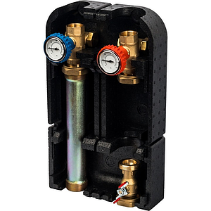 Насосная группа STOUT - 1' (с прямым контуром, в теплоизоляции, без насоса)