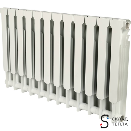 Радиатор алюминиевый ROMMER Profi 500 - 12 секций. Вид 2.