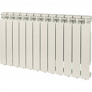 Радиатор алюминиевый STOUT Bravo 500 - 12 секций (подключение нижнее)