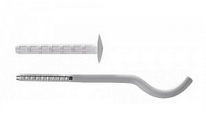 Кронштейн для радиатора анкерный Royal Thermo - D7.2 мм, длина 170 мм ( с дюбелем, цвет белый)