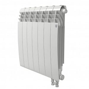 Радиатор биметаллический Royal Thermo BiLiner 500 V Bianco Traffico (Н) (Белый) - 7 секций