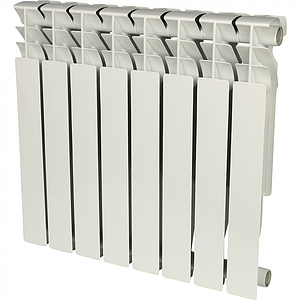 Радиатор алюминиевый ROMMER Plus 500 - 9 секций