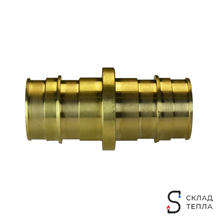 Муфта РОС 40 латуная для труб из сшитого полиэтилена (аналог Uponor и Usystems). Вид 2.