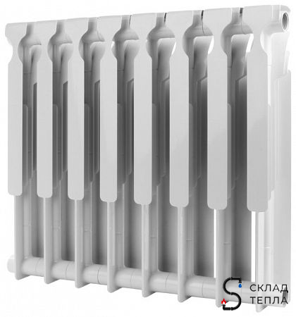 Радиатор биметаллический Smart 500 - 8 секций. Вид 3.