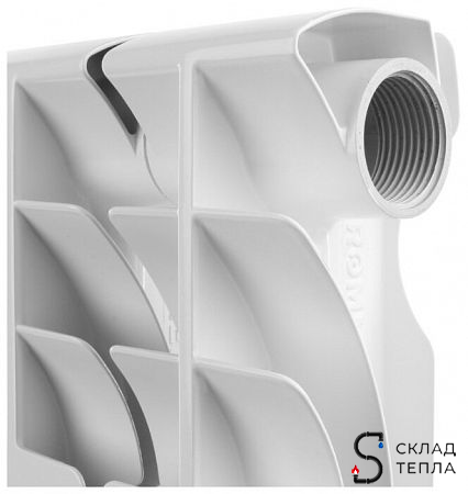 Радиатор биметаллический Smart 500 - 10 секций. Вид 2.
