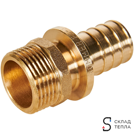 Переход на наружную резьбу Rommer - 25 x 3/4" (комплект с гильзой, 4шт). Вид 7.