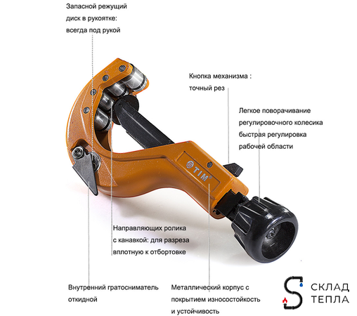 Труборез TIM 6-64мм. Вид 4.
