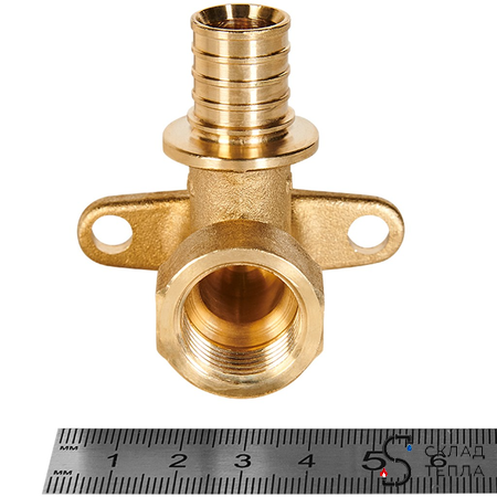 Водорозетка Rommer - 20 x 1/2" (для труб из сшитого полиэтилена). Вид 10.