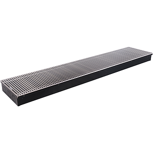 Конвектор внутрипольный SCN 80.300.1400 (Решётка роликовая, анодированный алюминий)