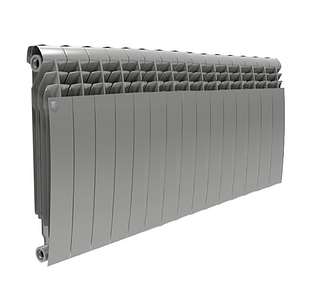 Радиатор биметаллический Royal Thermo BiLiner 500 Silver Satin (Серый) - 15 секций