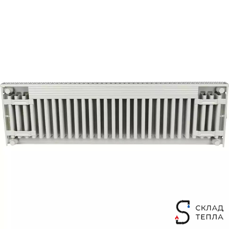 Радиатор стальной KERMI FKO 11 - высота 300 мм, длина 1400 мм с боковым подключением. Вид 4.